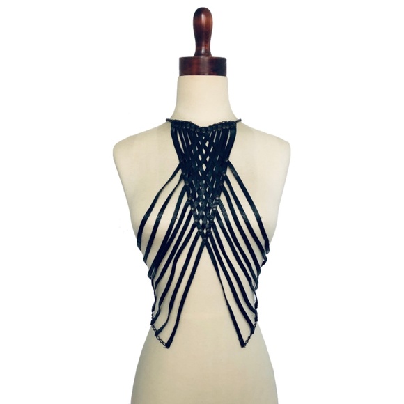 Bliss Lau Vanishing Halter Leather Body Harness - Picture 2 of 6